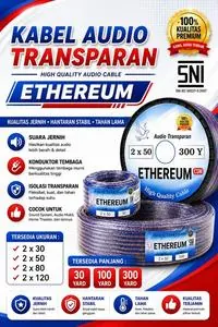 Kabel Audio Transparan Ethereum